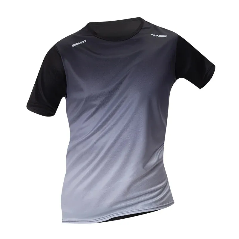 4 Pack Men's Quick-Dry Sports T-Shirts – Breathable Gym & Running Tees