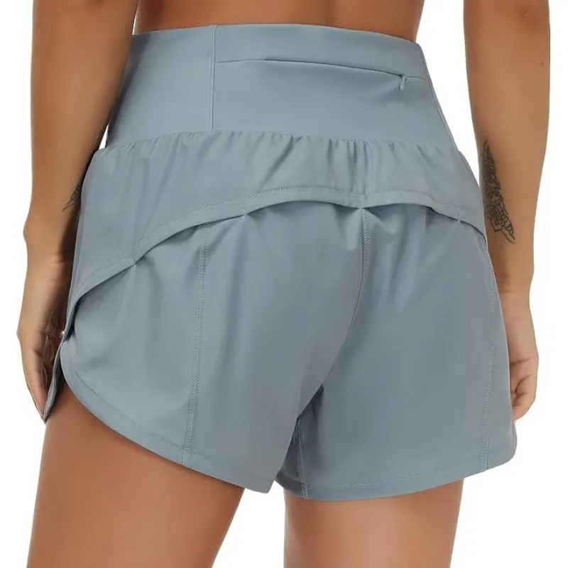 Active Running Shorts For Quick-Dry Stretch Fit With Mesh Liner