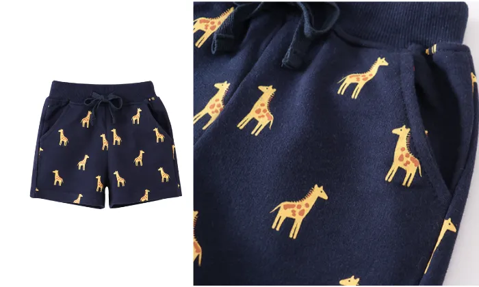 Boys' Giraffe Print Shorts