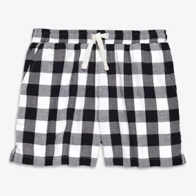 Kids beach short in gingham