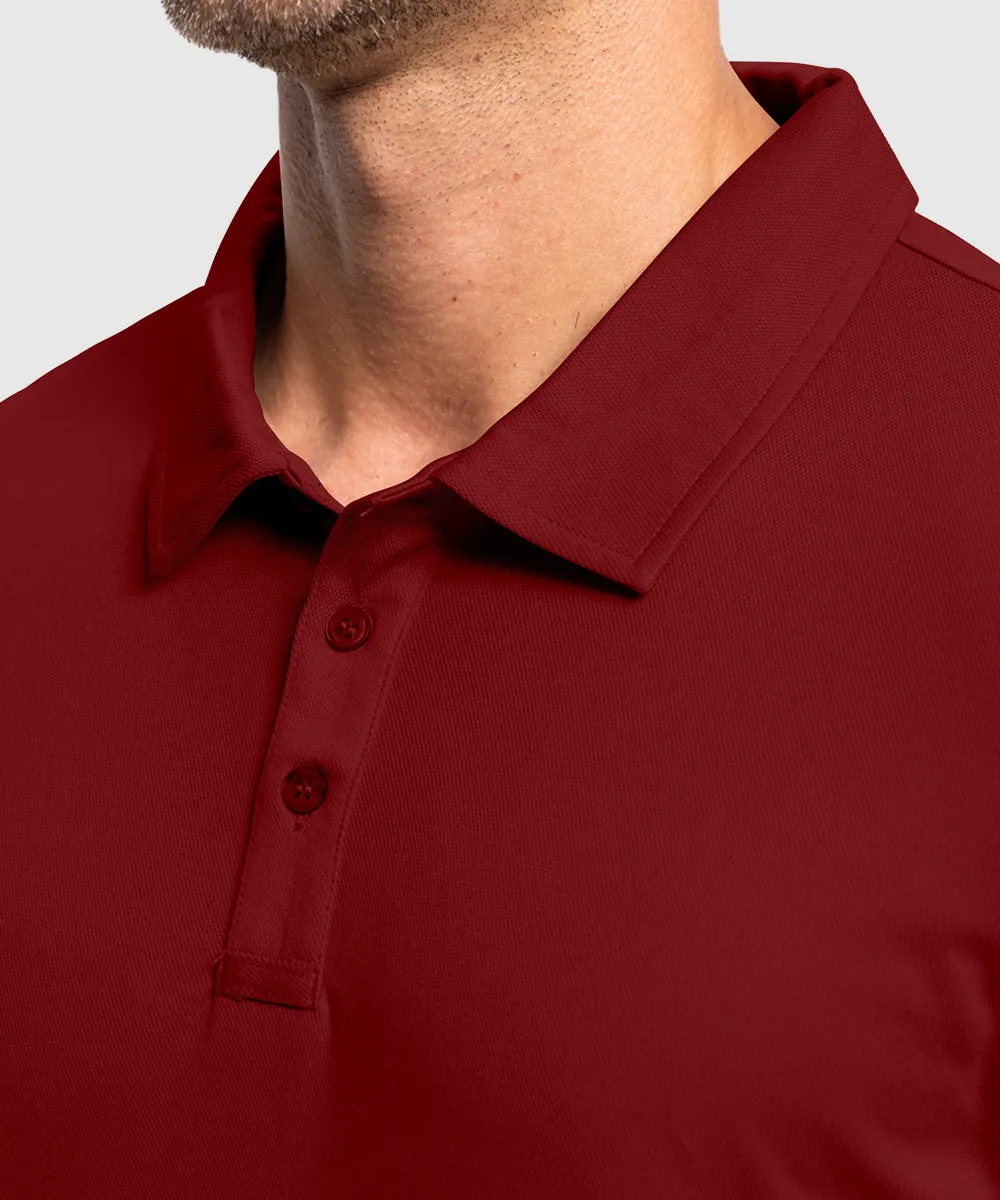 Men's Moisture Wicking Summer Casual Polo Golf Shirts