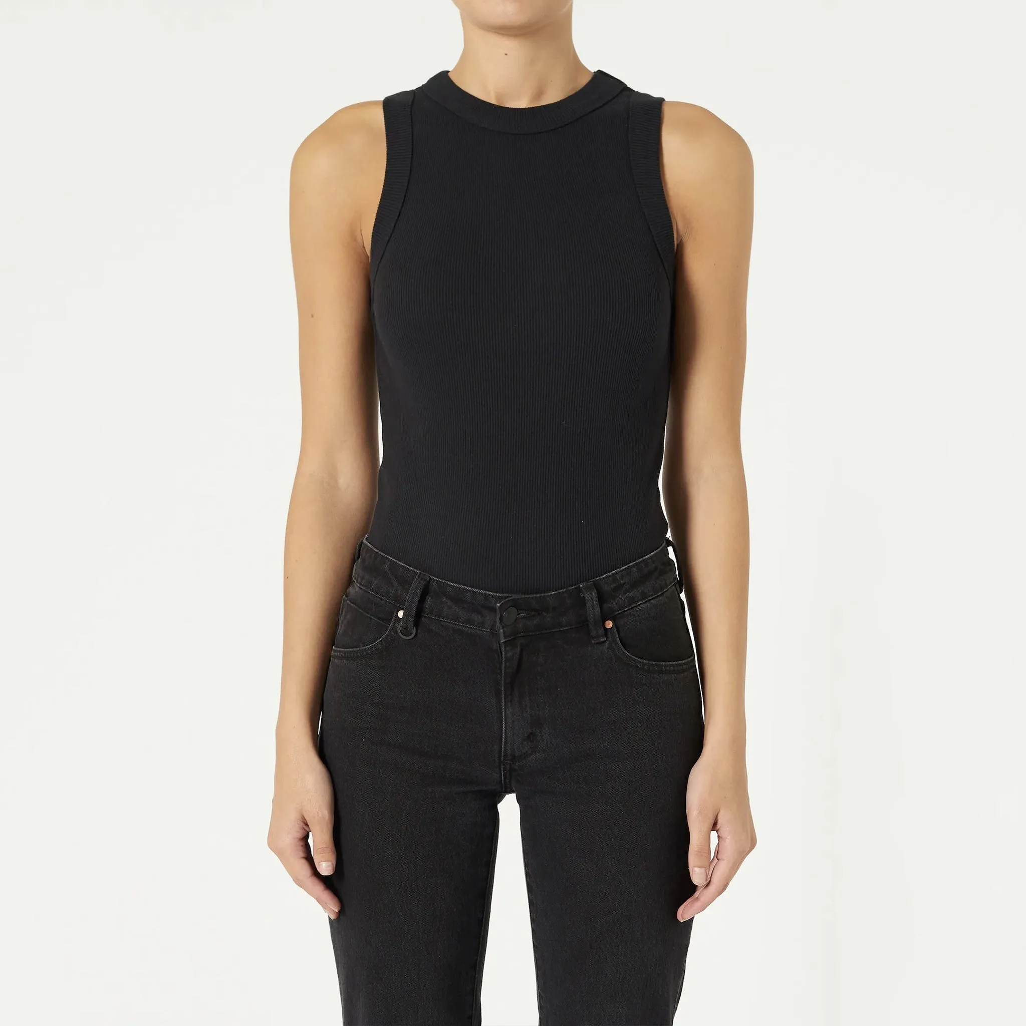 Neuw Jonesy Singlet - Black