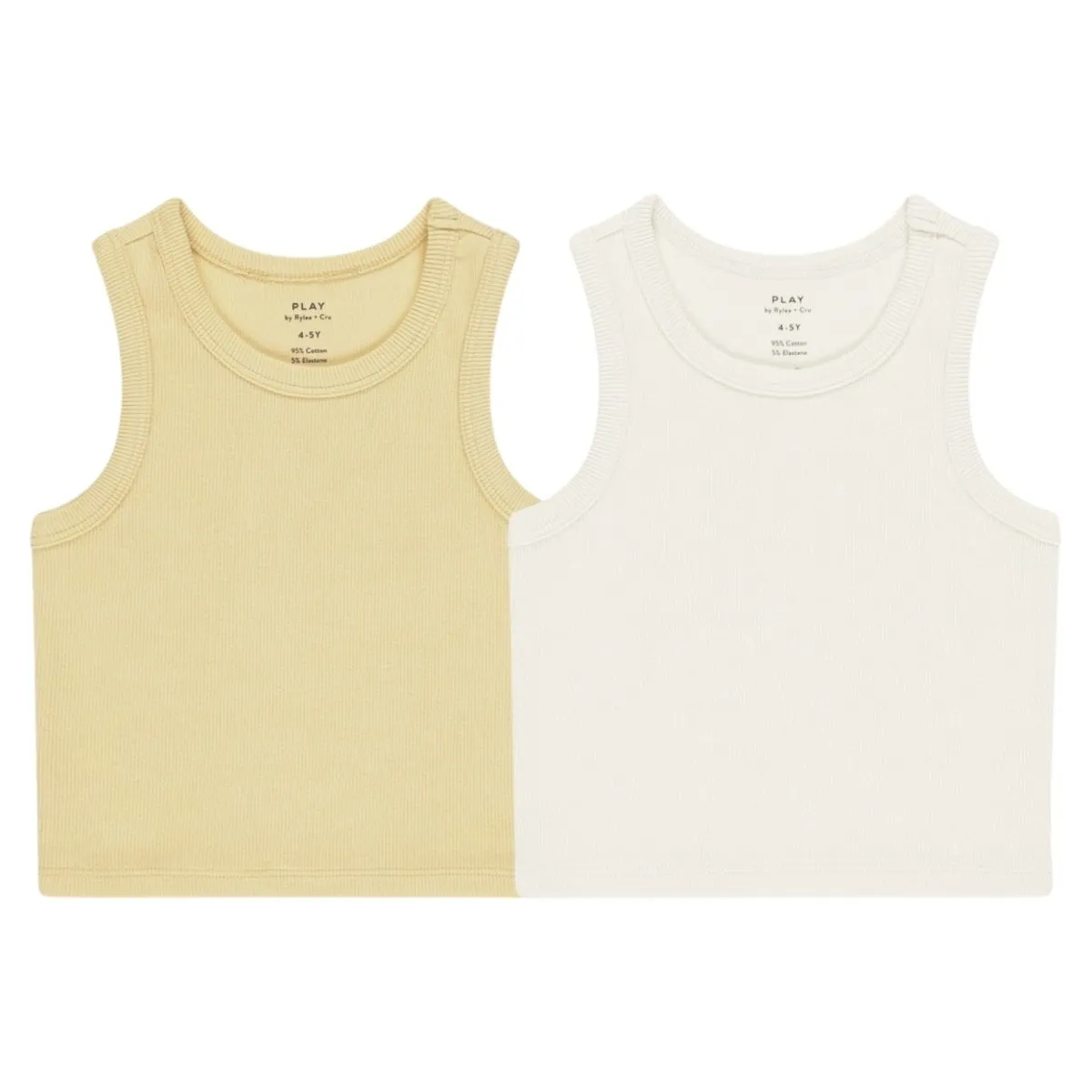 RIBBED TANK TOP SET OF 2